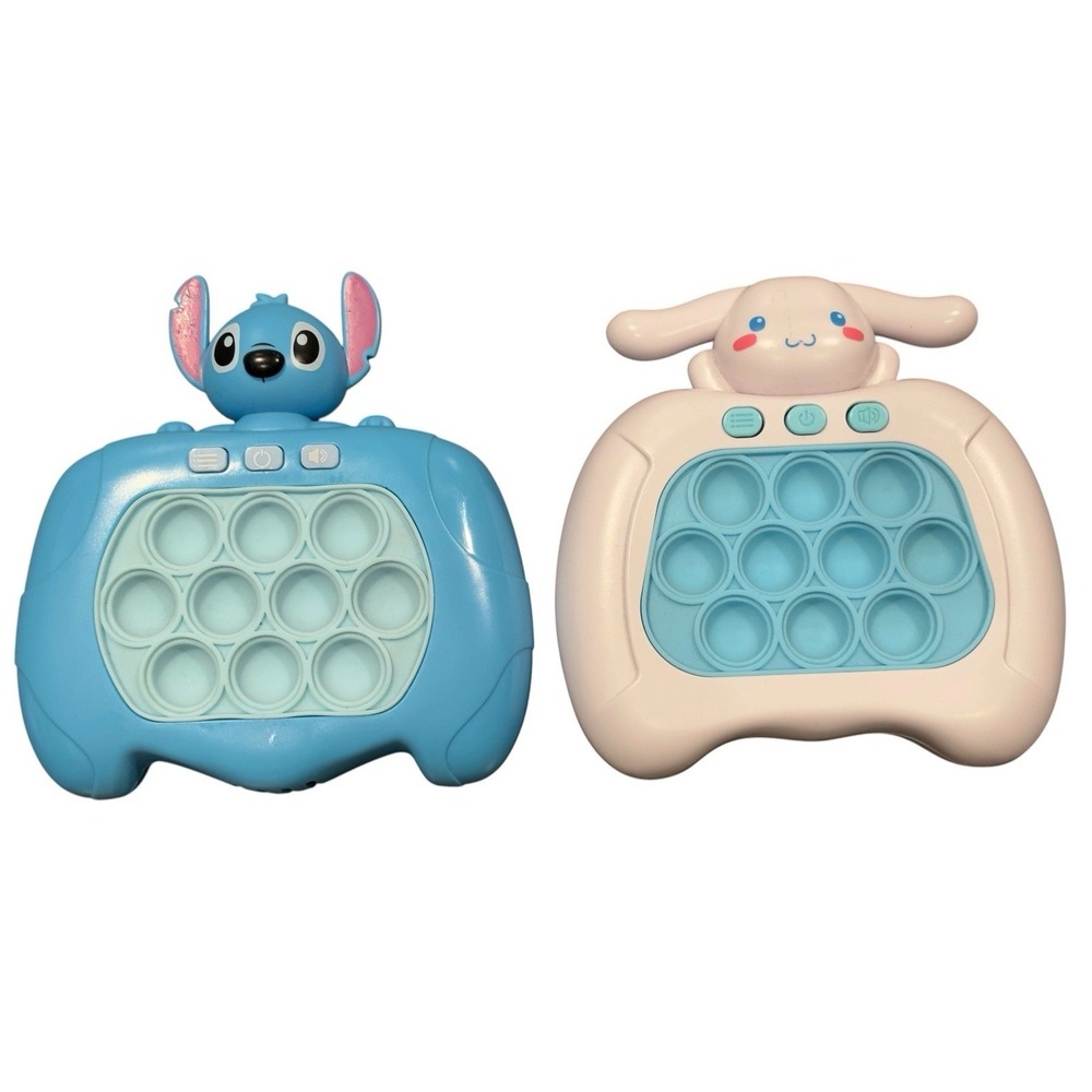 Quick Push‎ Pop It Game – Stitch & Cinnamoroll Fidget Toy Lot Of 2